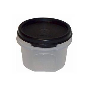 Tupperware Modular Mates Round 1, 7 oz Capacity, Black Seal